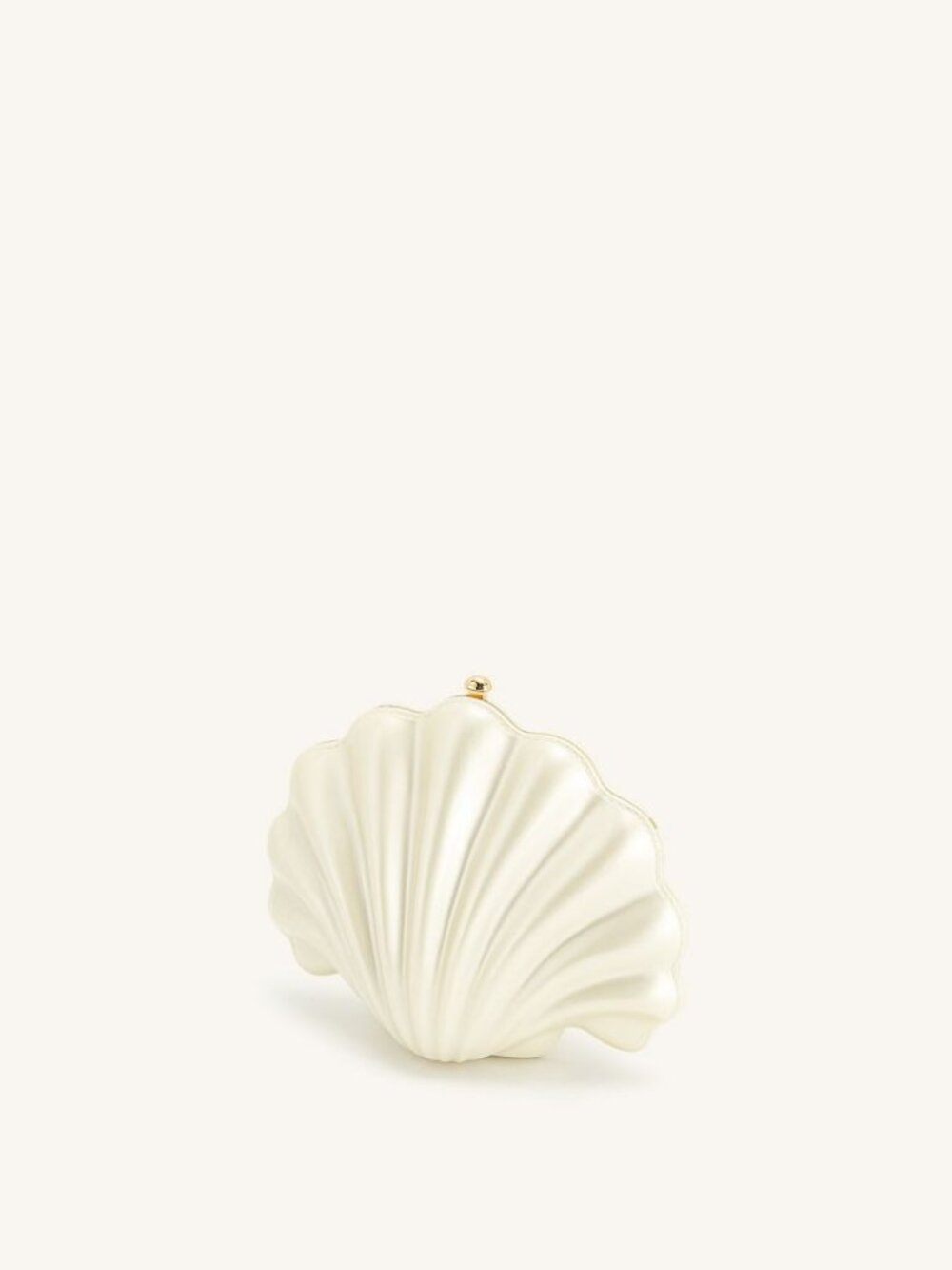 JW PEI Maisie Shell Clutch Bag - Ivory